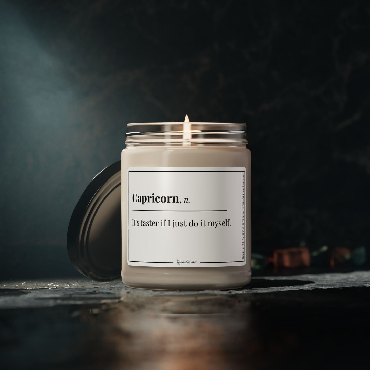 Capricorn fun candle