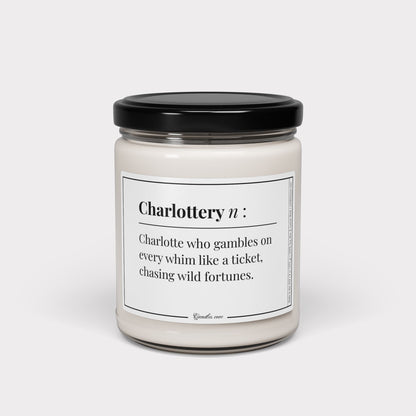 Charlotte pun candle
