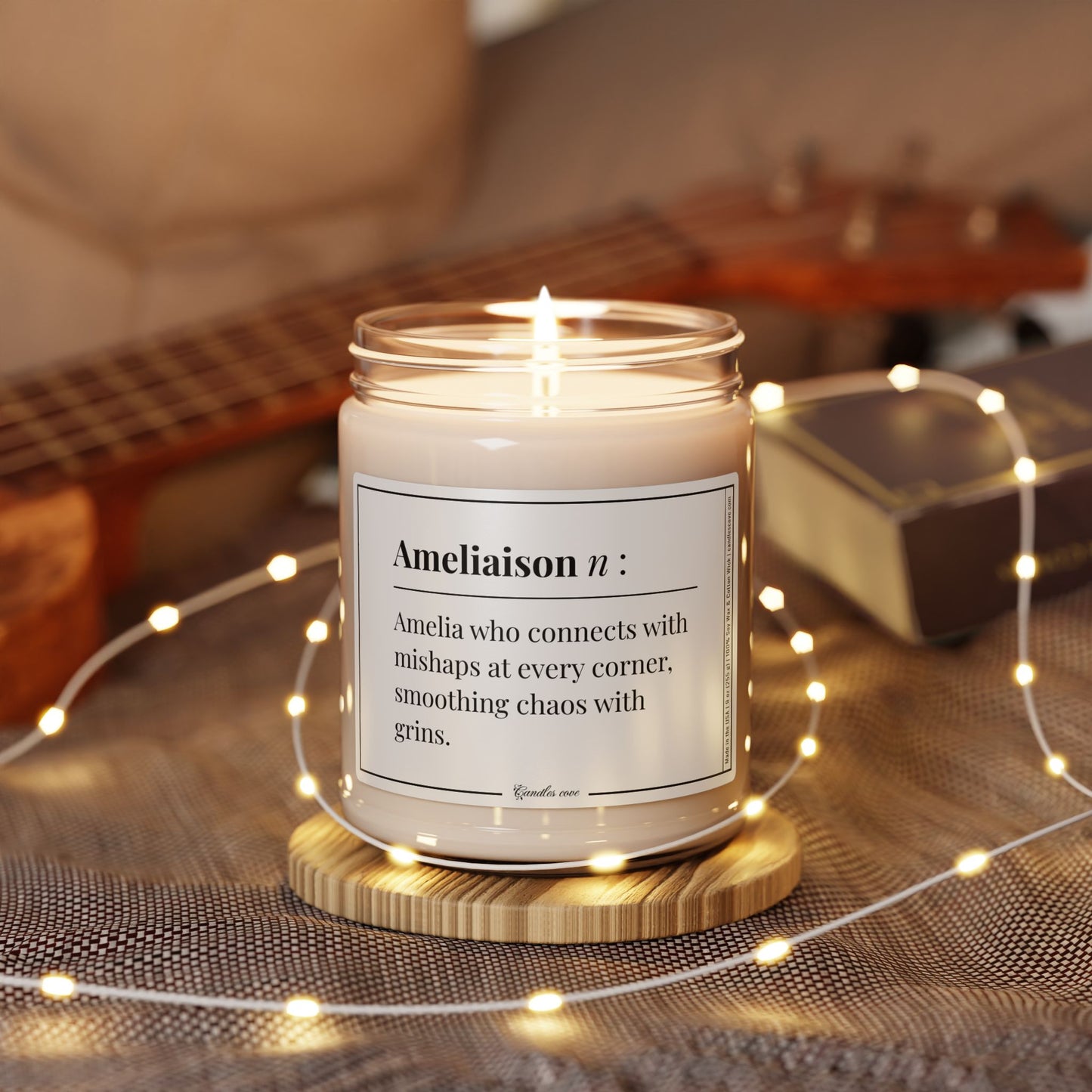Amelia pun candle