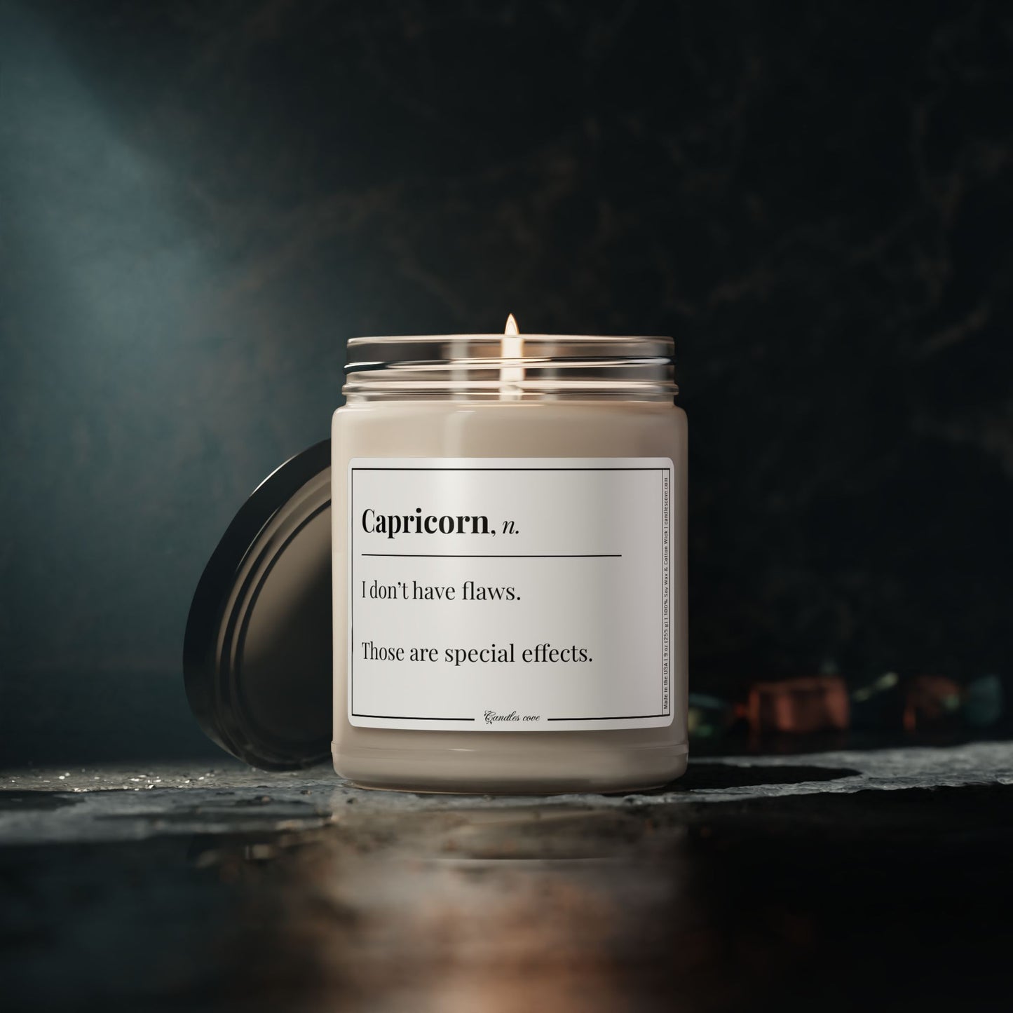 Capricorn fun candle
