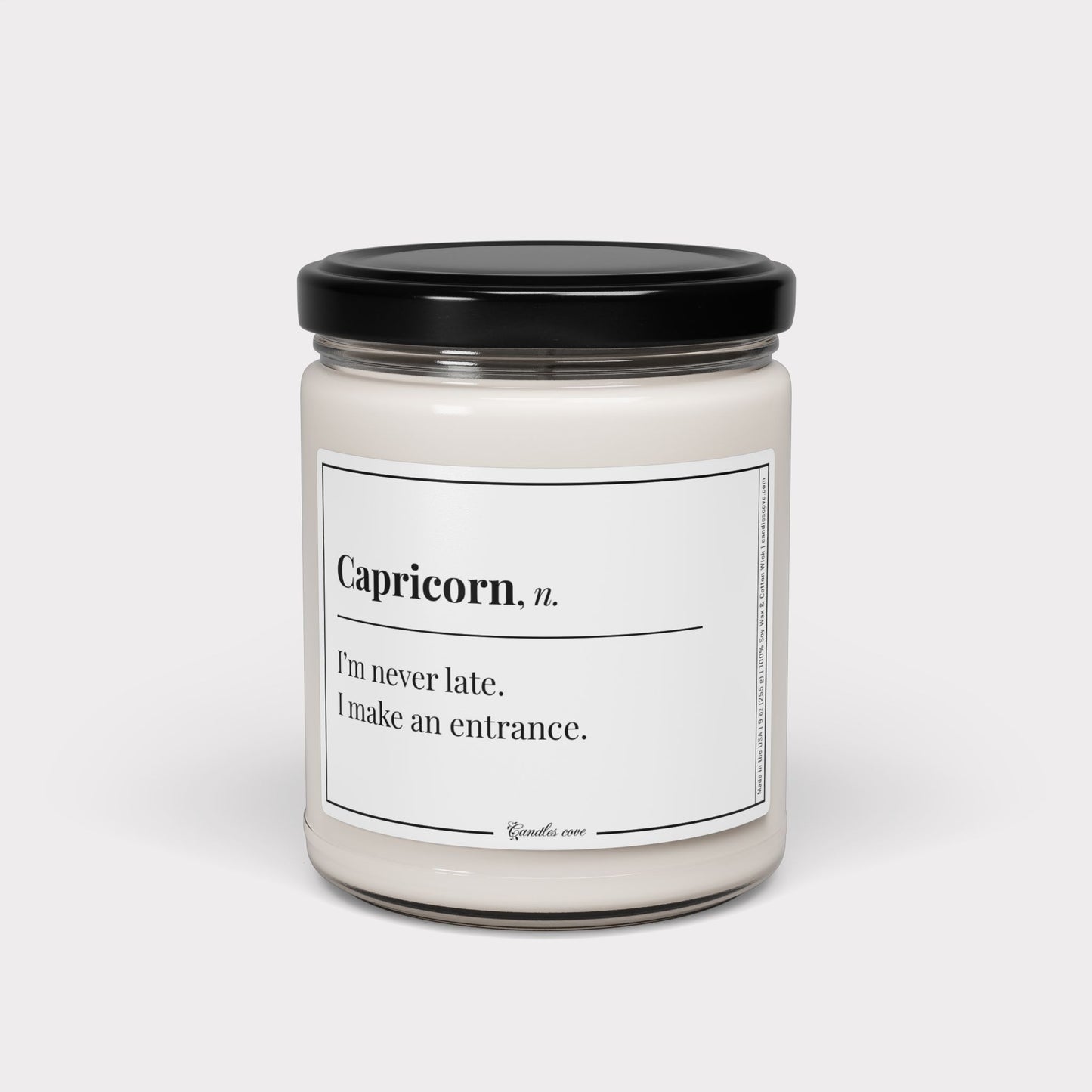 Capricorn fun candle
