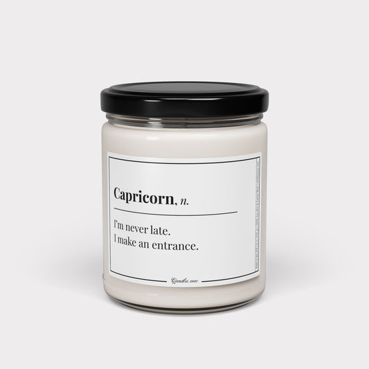Capricorn fun candle