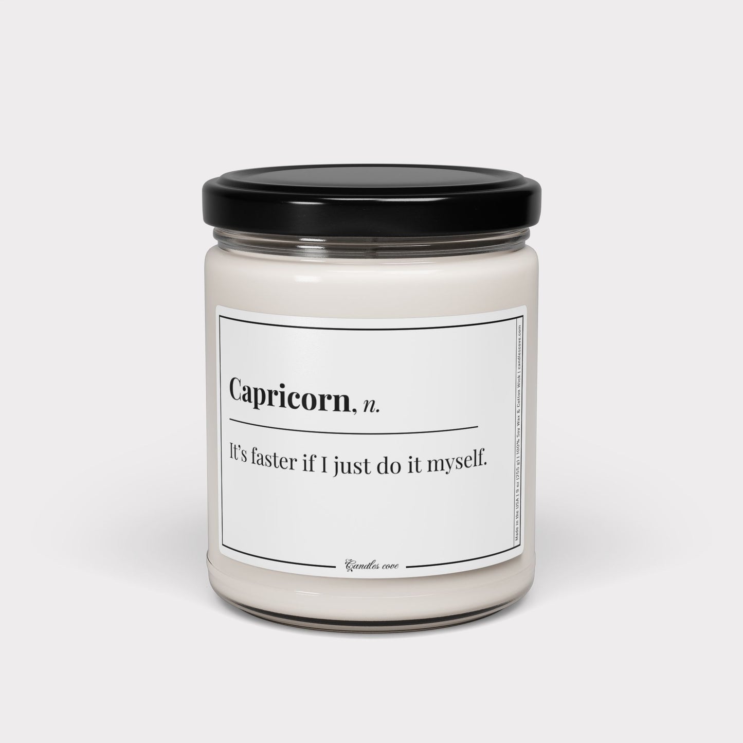 Capricorn fun candle