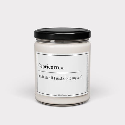 Capricorn fun candle
