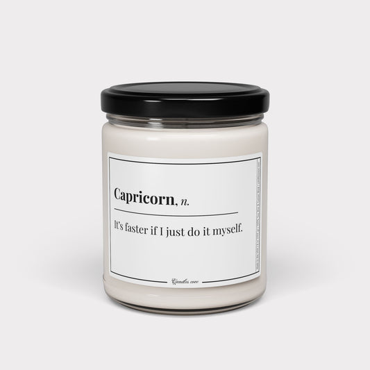 Capricorn fun candle