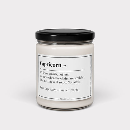 Capricorn fun candle