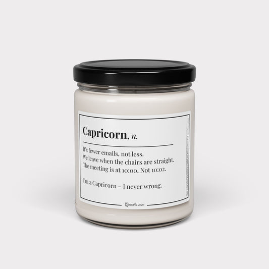 Capricorn fun candle