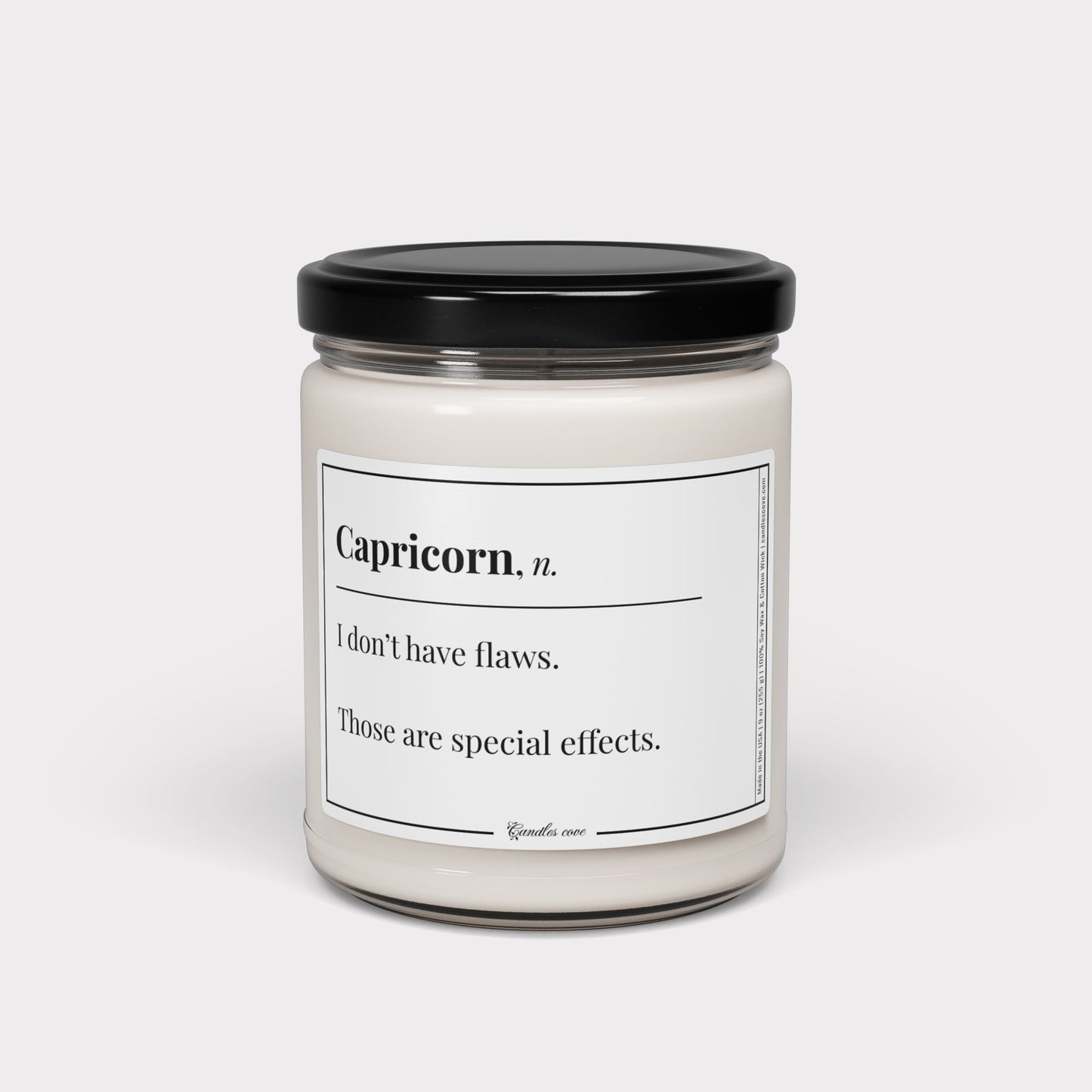 Capricorn fun candle