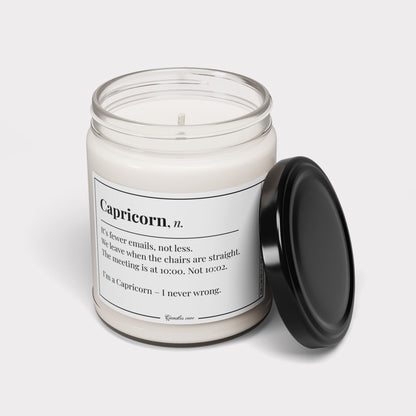 Capricorn fun candle