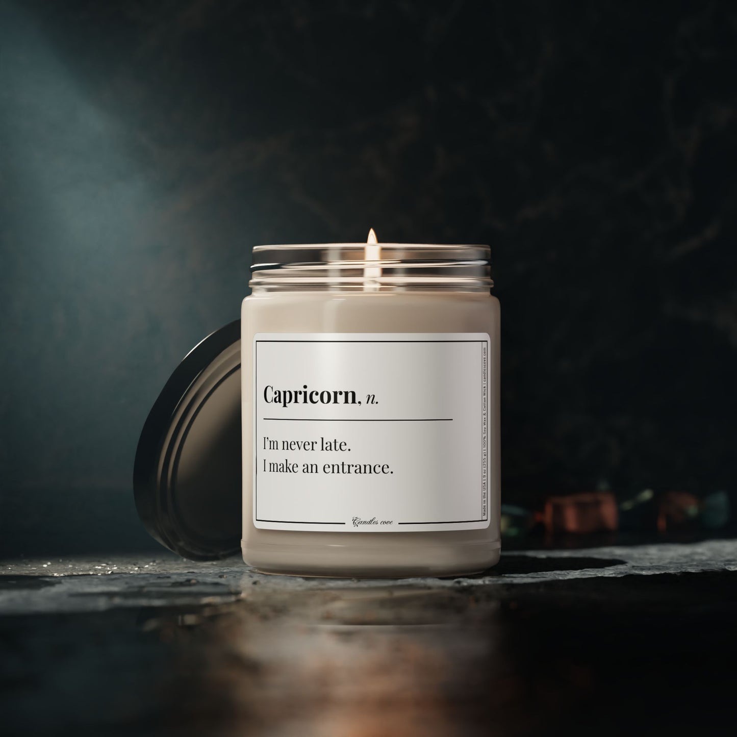 Capricorn fun candle